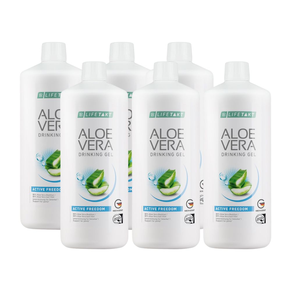 6x Aloe Vera Drinking Gel Active Freedom (Set)