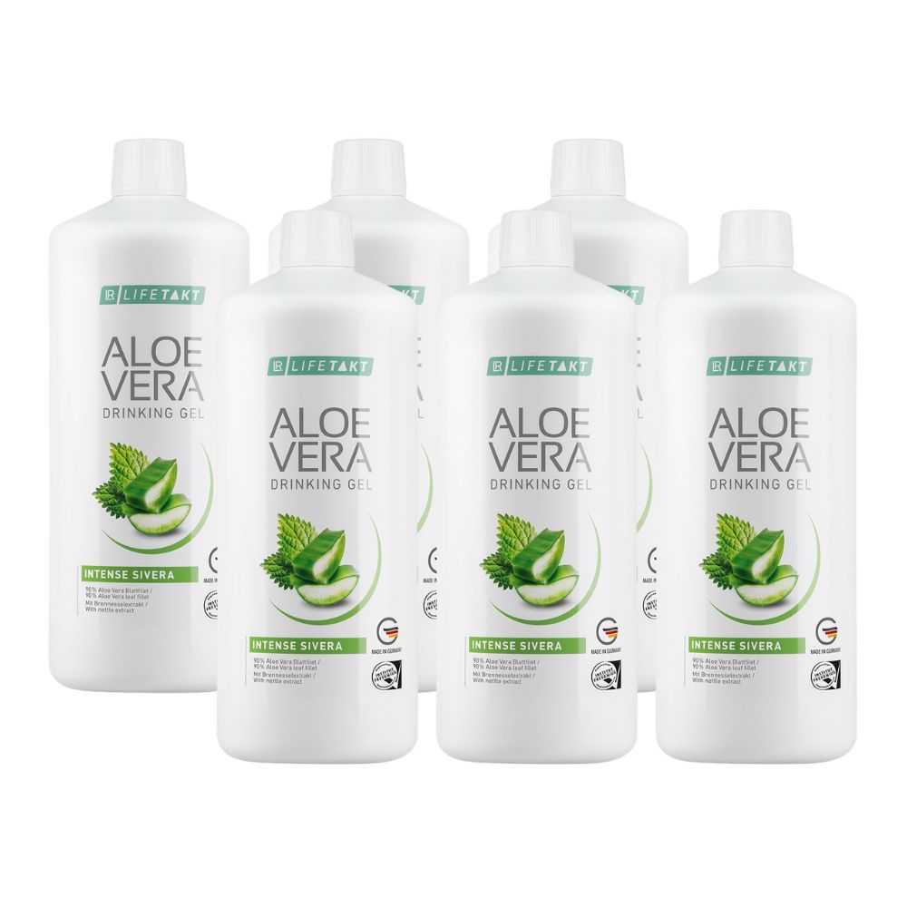 6x Aloe Vera Drinking Gel Intense Sivera (Set)