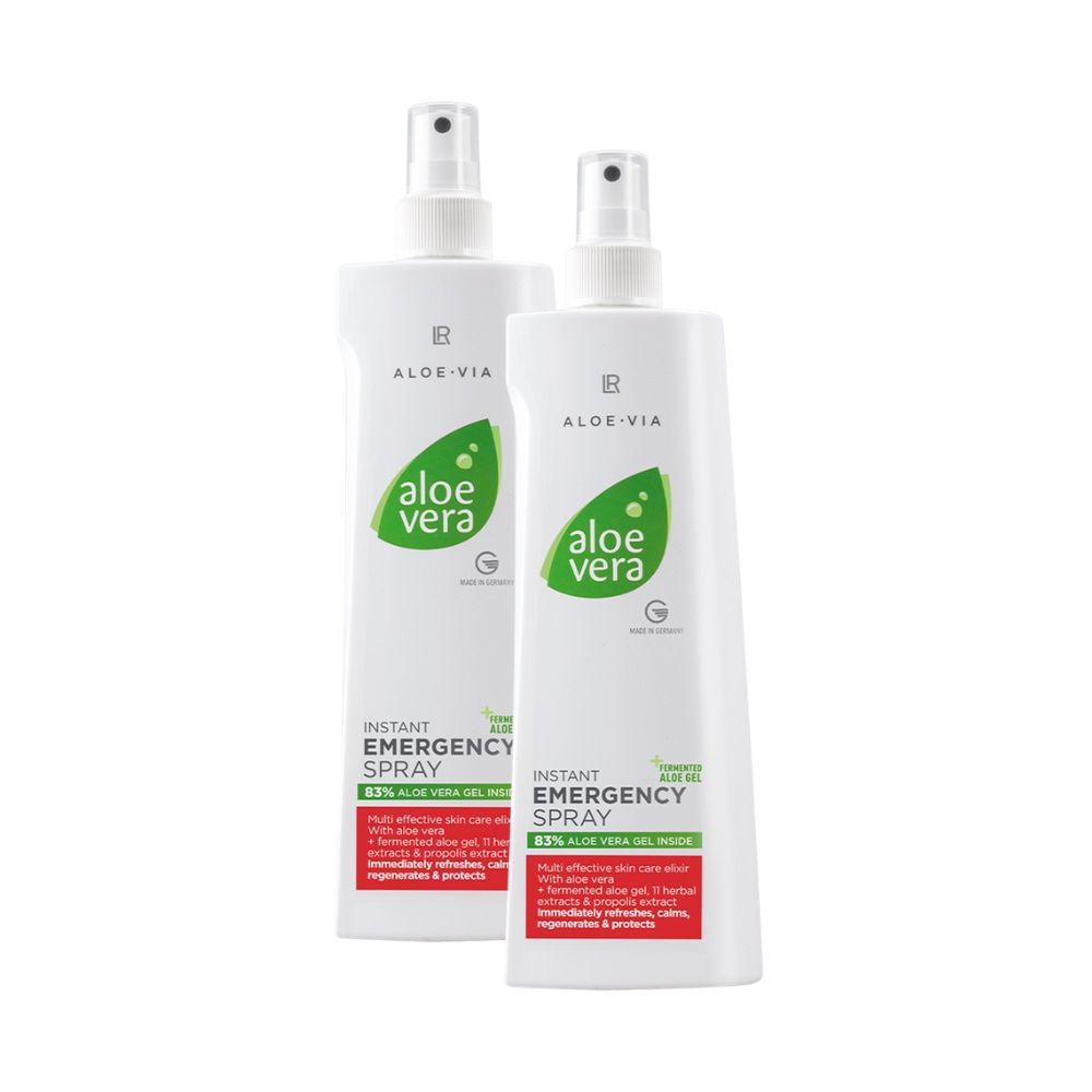 2x Aloe Vera Instant Emergency Spray 400ml (Set)