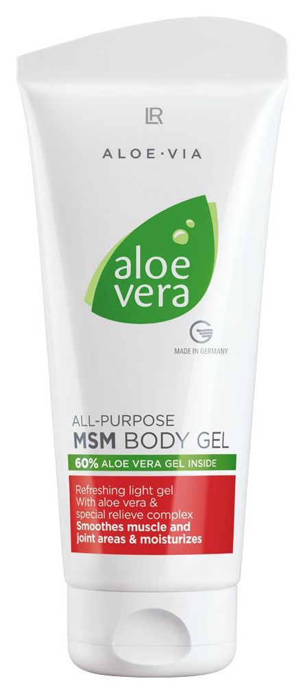 Eine Tube Aloe Vera All-Purpose MSM Body Gel