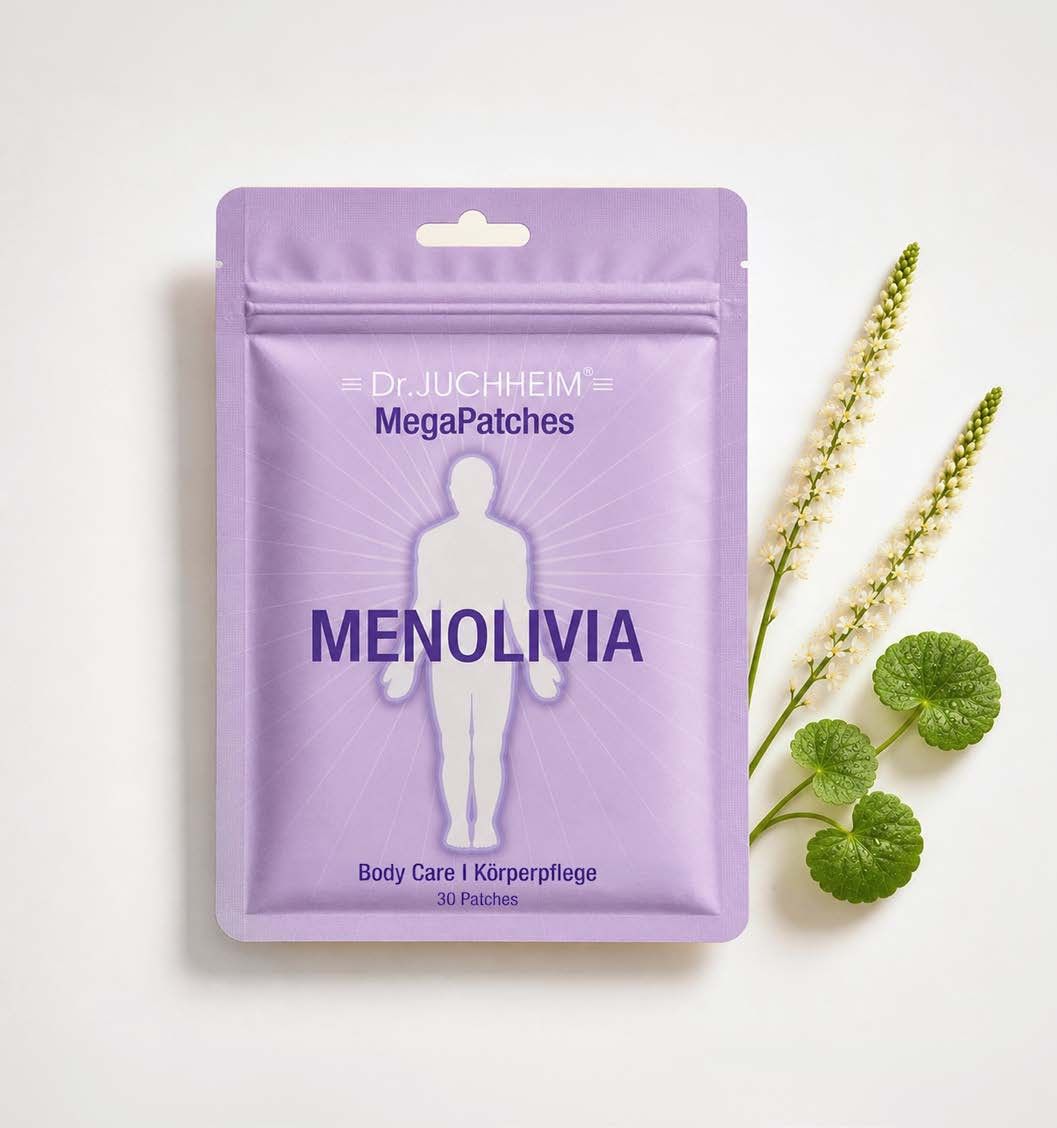 Purple Mega Patches Menolivia pouch, next to it plants